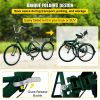 VEVOR Tricycle Adult 24'' Wheels Adult Tricycle 1-Speed 3 Wheel Bikes For Adults Three Wheel Bike For Adults Adult Trike Adult Folding Tricycle Foldab