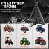VEVOR 3 Point Hitch Receiver, 2" Receiver Trailer Hitch Category 1 Tractor Tow Drawbar Adapter with Pins, Compatible with Kubota, Mahindra, Yanmar