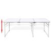 Foldable Camping Table Height Adjustable Aluminum 70.9"x23.6"