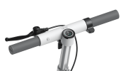 Foldable Electric Scooter w/18.6 Miles Max Operating Range & 15.5 mph Max Speed - White