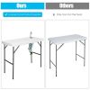Folding Cleaning Sink Faucet Cutting Camping Table with Sprayer