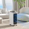 HOMCOM 26" Evaporative Air Cooler with Ice Packs, 3-In-1 Ice Cooling Fan, Portable Swamp Cooler with Water Tank, Timer, 90¬∞ Oscillating, Remote