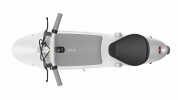 Electric Scooter with Foldable Seat w/35 Miles Operating Range & 15.5mph Max Speed - White