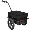 Bike Cargo Trailer/Hand Wagon Black 15 gal