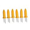 6pcs Stainless Steel Corn Baking Needle; Fixed Corn; Anti-scalding; Barbecue Pick; Rotisserie Tools; Accessories Outdoor; Camping Barbecue Fork; Fruit