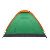 2-Person Waterproof Camping Dome Tent for Outdoor Hiking Survival Orange & Green