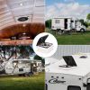 RV Roof Vent Fan 14",Continuously Variable Reversible 12V Remote Control Trailer Roof Vent Low Noise with Rain Sensor,UV Protection