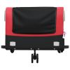 Bike Trailer Black and Red 99.2 lb Iron